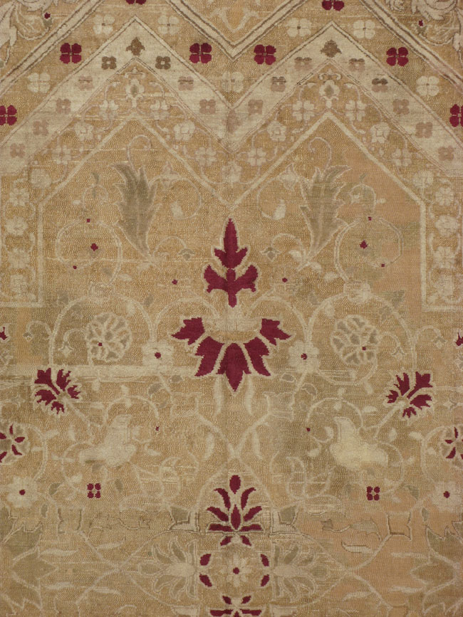 Vintage Indian Agra Carpet, No.24135 - Galerie Shabab