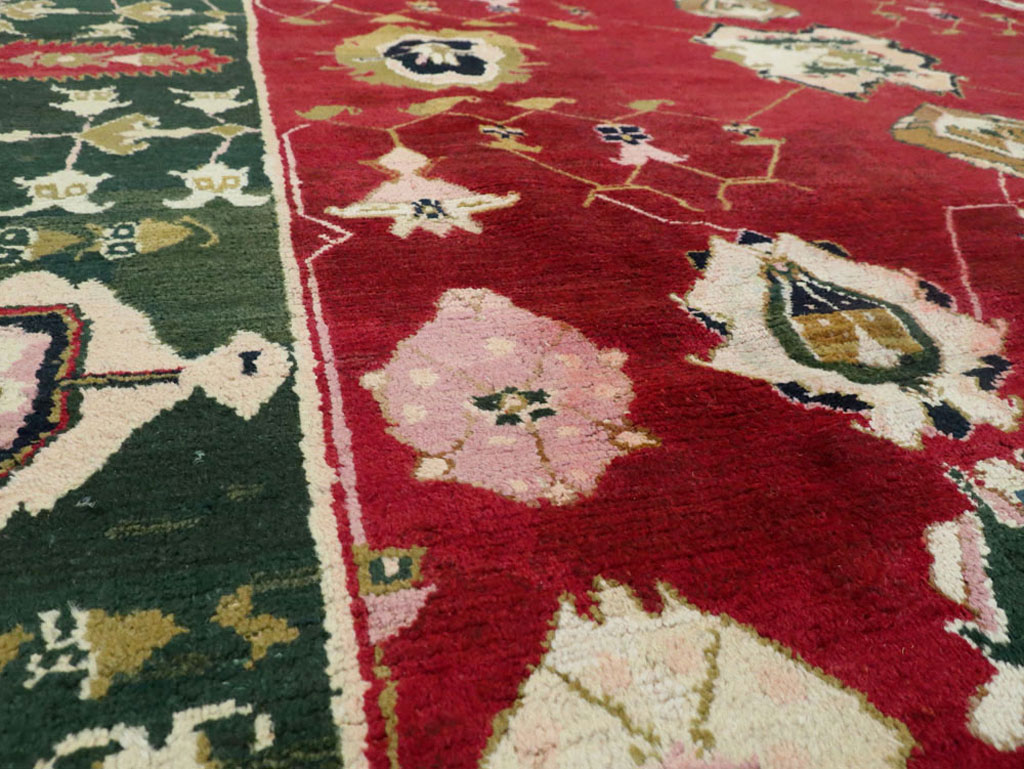 Vintage Indian Mazalpatan Carpet, No.24136 - Galerie Shabab