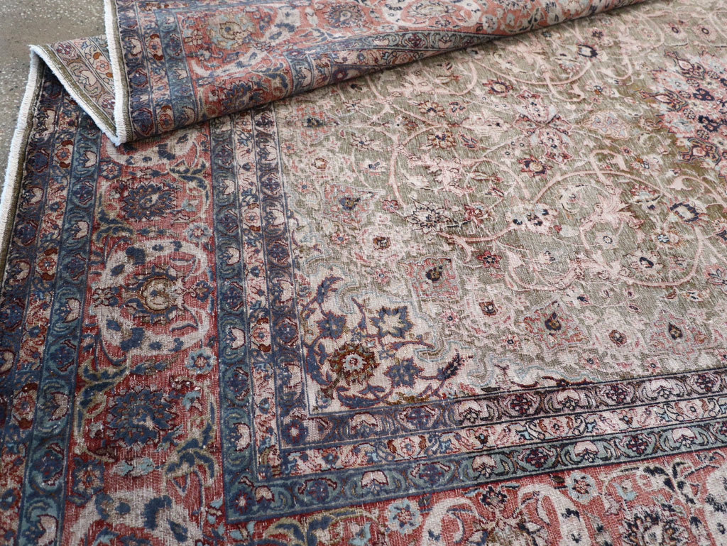 Vintage Indian Lahore Carpet, No.24159 - Galerie Shabab