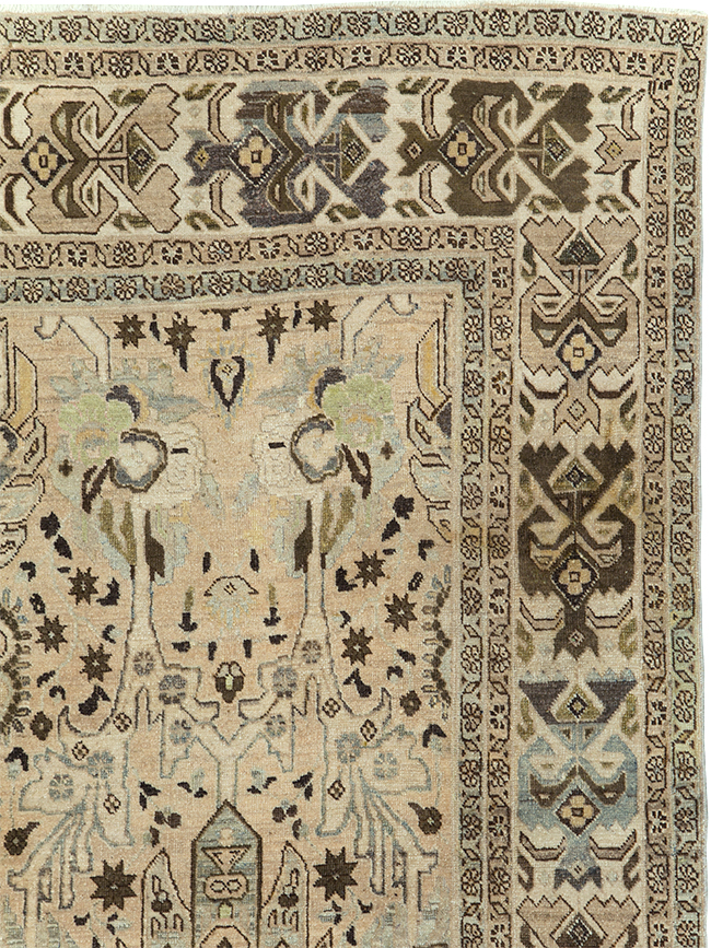 Antique Persian Tabriz Carpet, No.24216 - Galerie Shabab