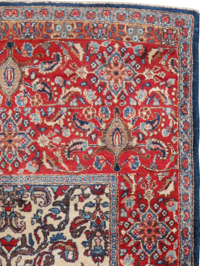 Vintage Persian Isfahan Rug, No.24252 - Galerie Shabab