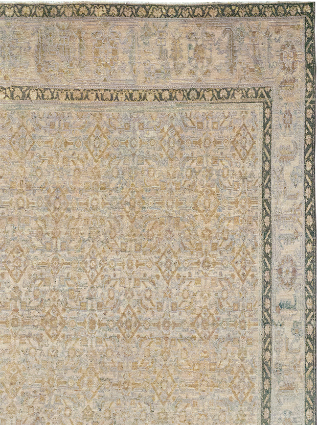 Antique Persian Malayer Oversize Carpet, No.24369 - Galerie Shabab