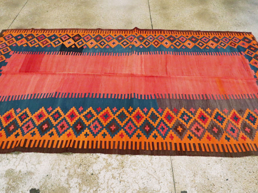 Antique Turkish Flat-weave Kilim, No.24380 - Galerie Shabab