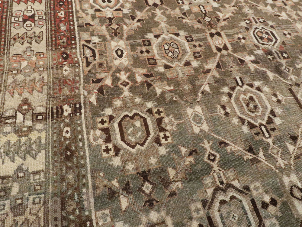 Antique Persian Malayer Gallery Carpet, No.24384 - Galerie Shabab
