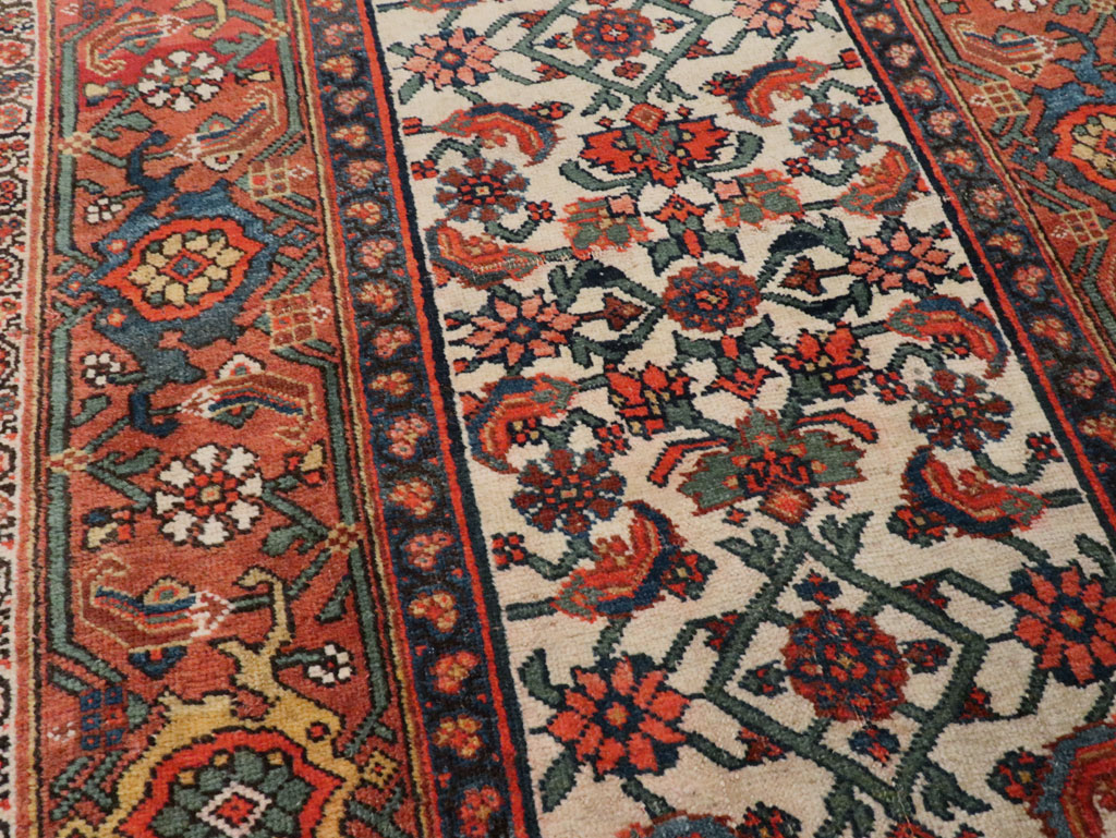 Antique Persian Bidjar Long Runner, No.24402 - Galerie Shabab