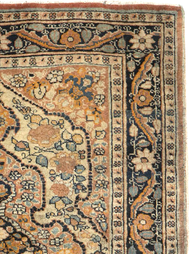 Antique Persian Tabriz Hagi Jilili Rug, No.24404 - Galerie Shabab