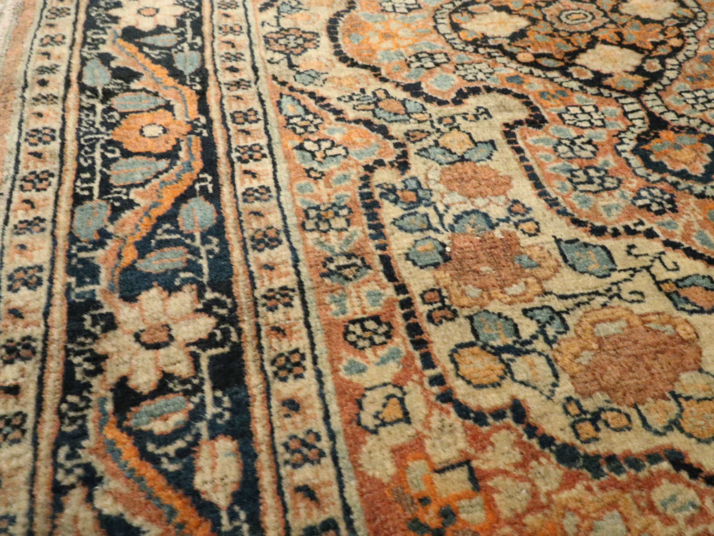 Antique Persian Tabriz Hagi Jilili Rug, No.24404 - Galerie Shabab