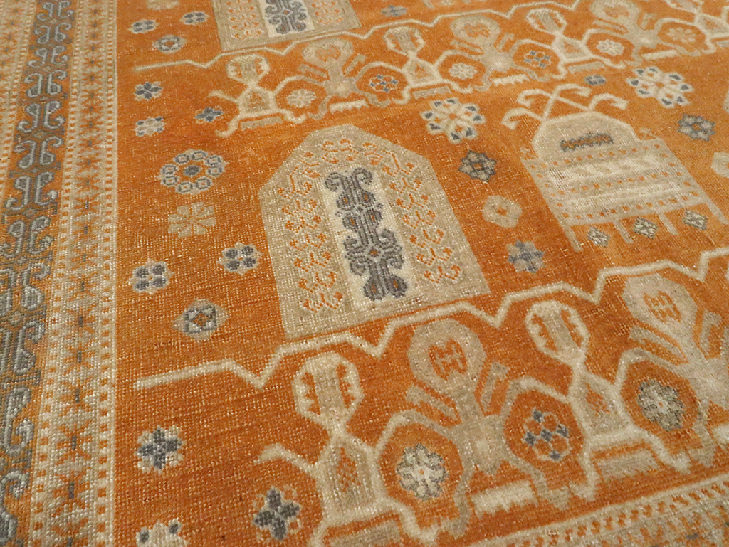 Vintage Persian Afshar Accent Rug, No.24454 - Galerie Shabab