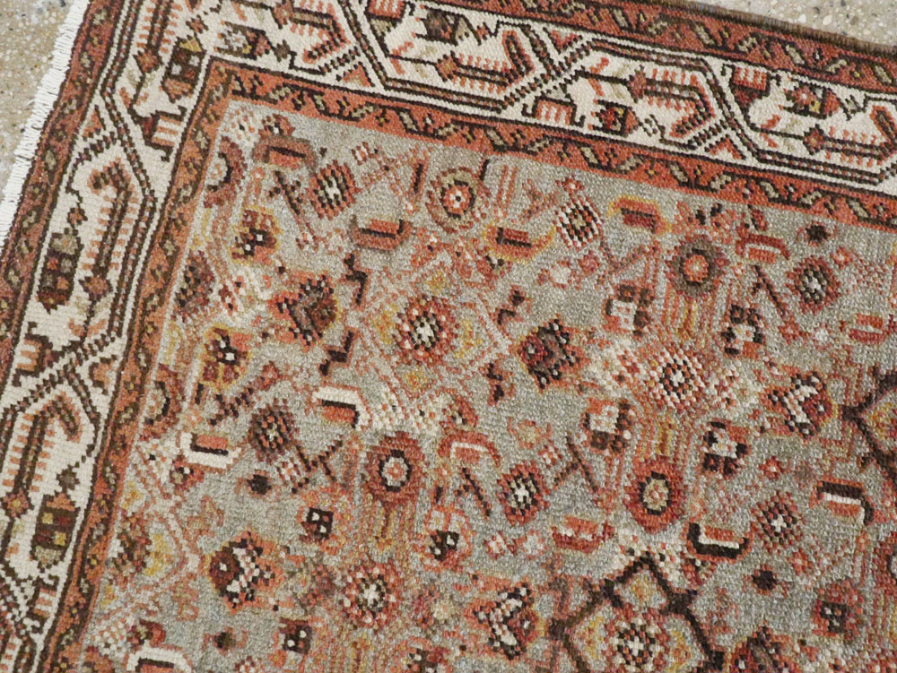 Vintage Persian Malayer Runner, No.24456 - Galerie Shabab