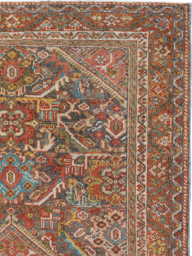 Antique Persian Mahal Rug, No.24481 - Galerie Shabab