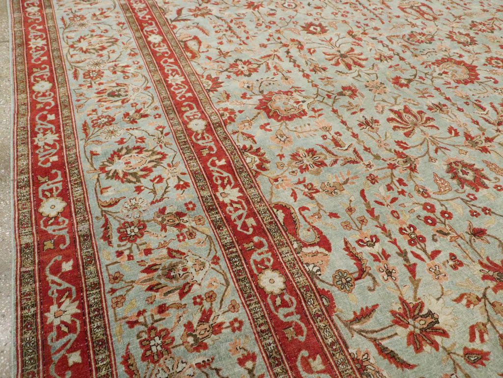 Antique Persian Kashan Oversize Carpet, No.24532 - Galerie Shabab