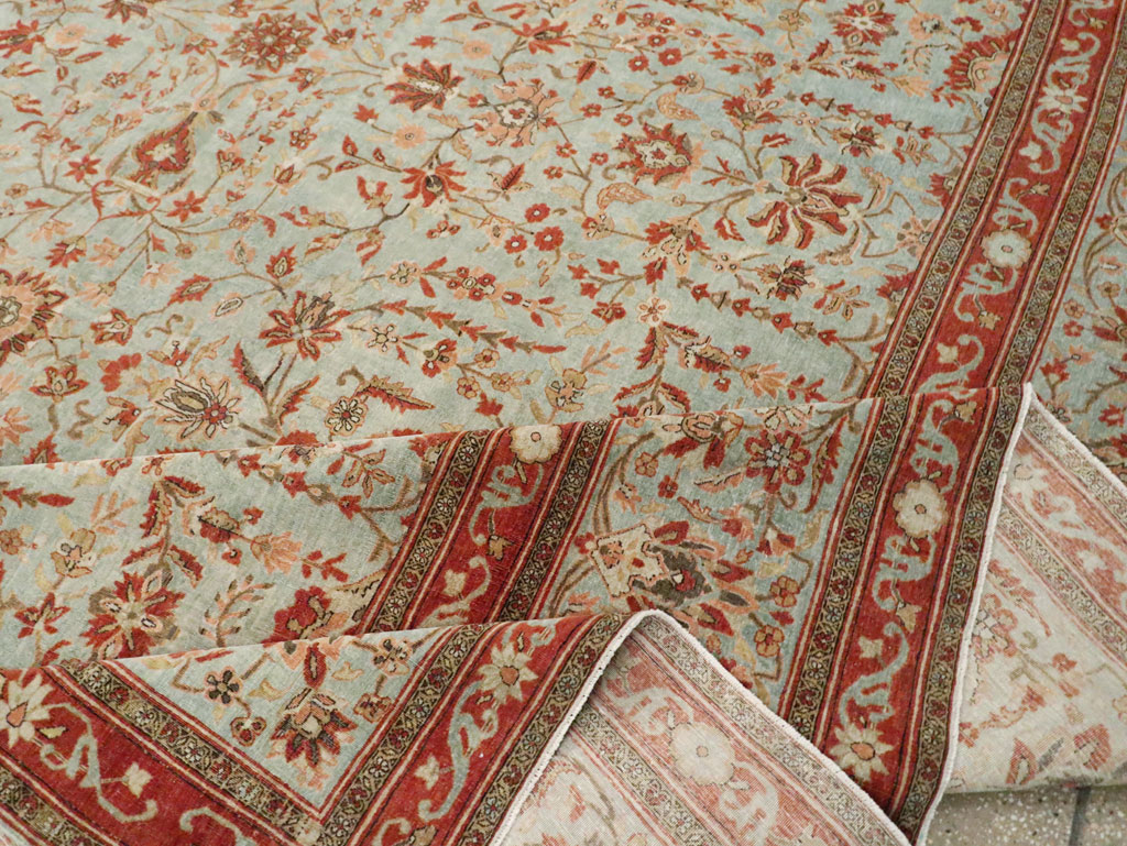 Antique Persian Kashan Oversize Carpet, No.24532 - Galerie Shabab