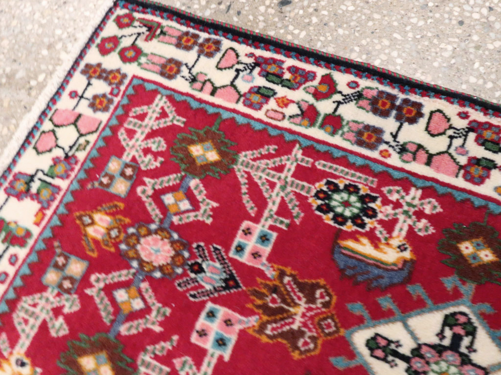 Vintage Persian Shiraz Square Rug (Pair: 2 of 4), No.24742 - Galerie Shabab