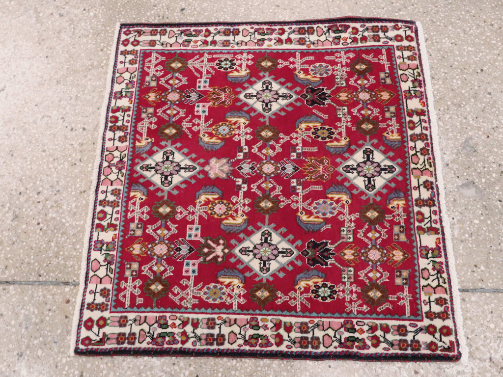 Vintage Persian Shiraz Square Rug (Pair: 2 of 4), No.24742 - Galerie Shabab