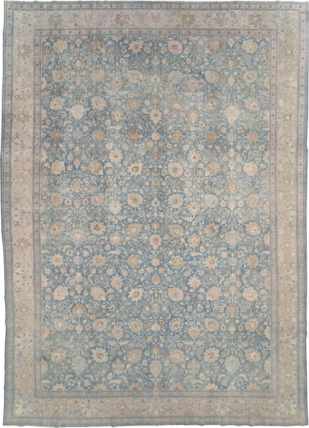 Antique Persian Tabriz Oversize Carpet, No.24817 - Galerie Shabab