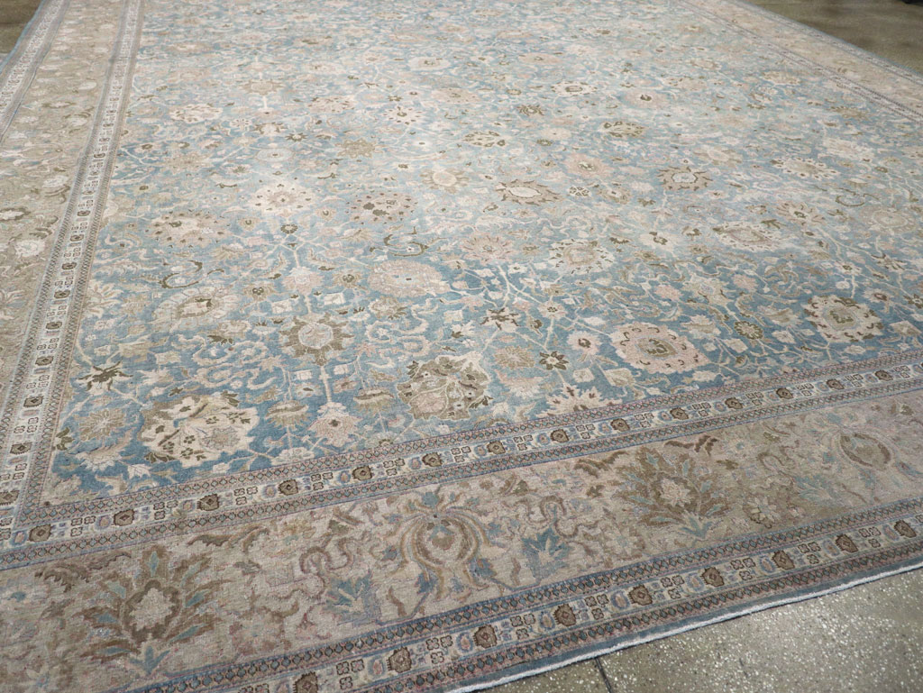 Antique Persian Tabriz Oversize Carpet, No.24817 - Galerie Shabab