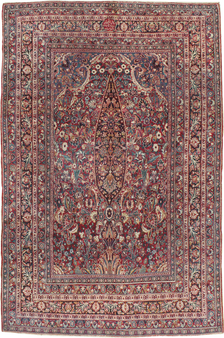 Antique Persian Mashad Carpet, No.24823 - Galerie Shabab
