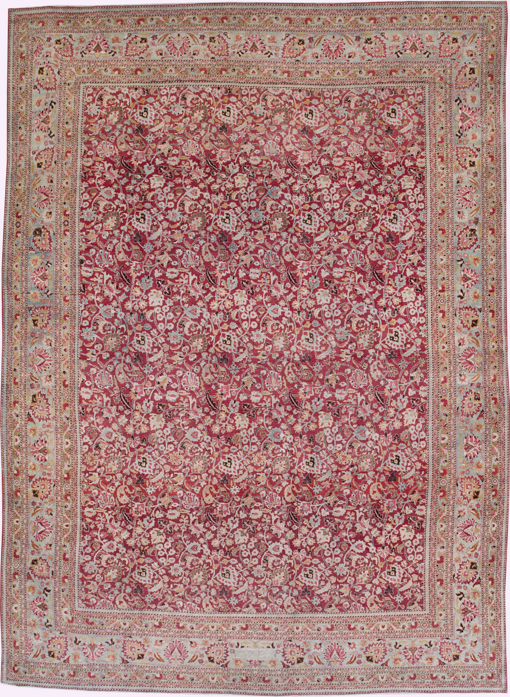Antique Persian Mashad Carpet, No.24848 - Galerie Shabab