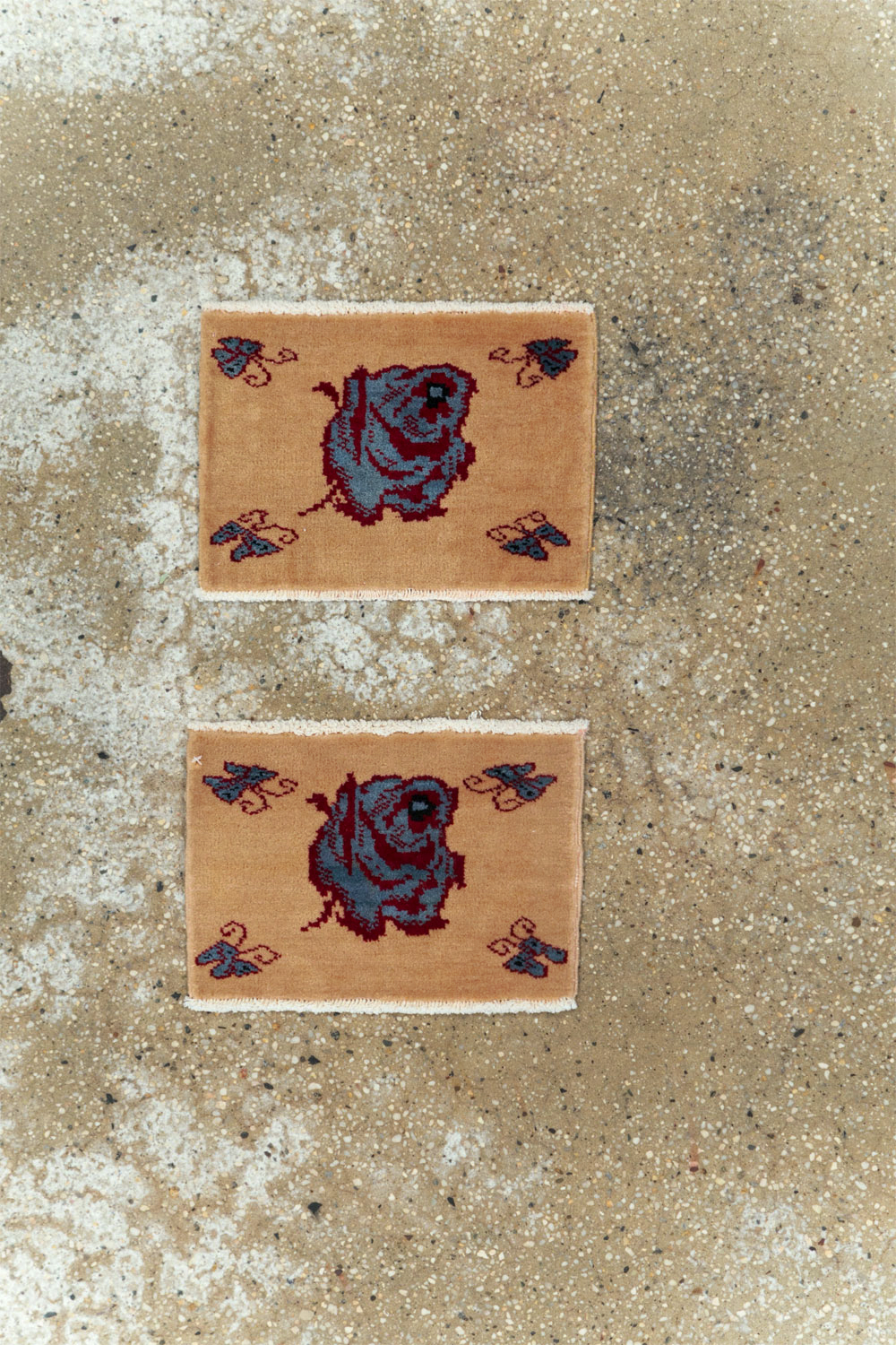 Vintage Persian Pictorial Baluch Rug (Pair: 2 of 2), No.24915 - Galerie Shabab