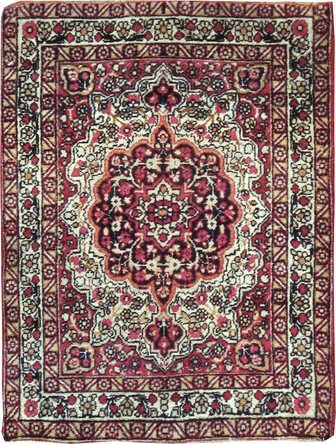 Antique Persian Lavar Kerman Rug, No.25003 - Galerie Shabab