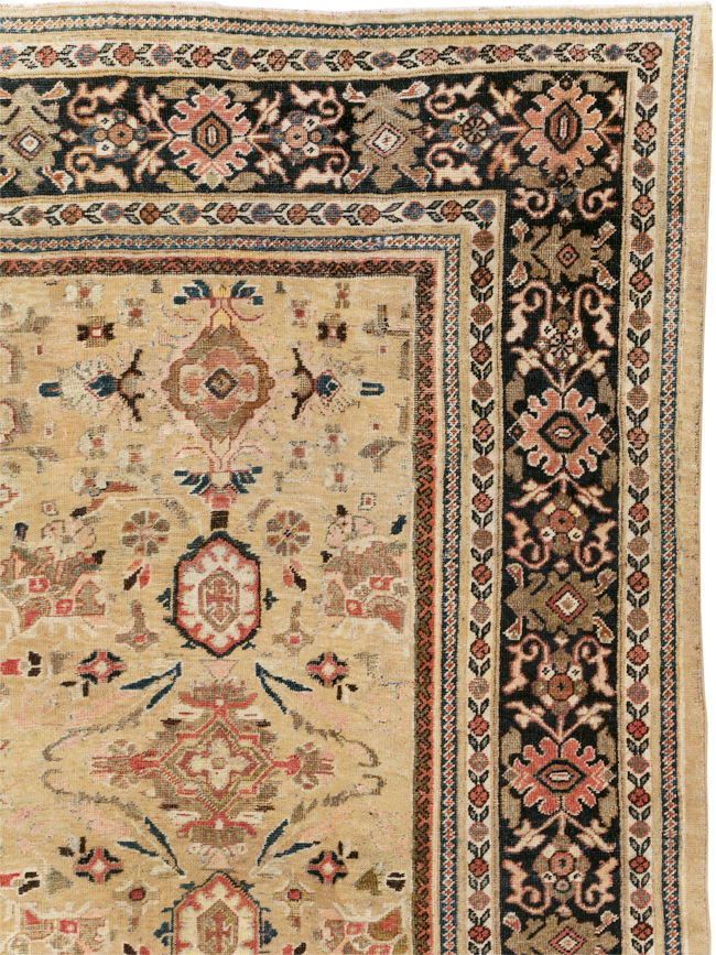 Antique Persian Mahal Room Size Carpet, No.25058 - Galerie Shabab