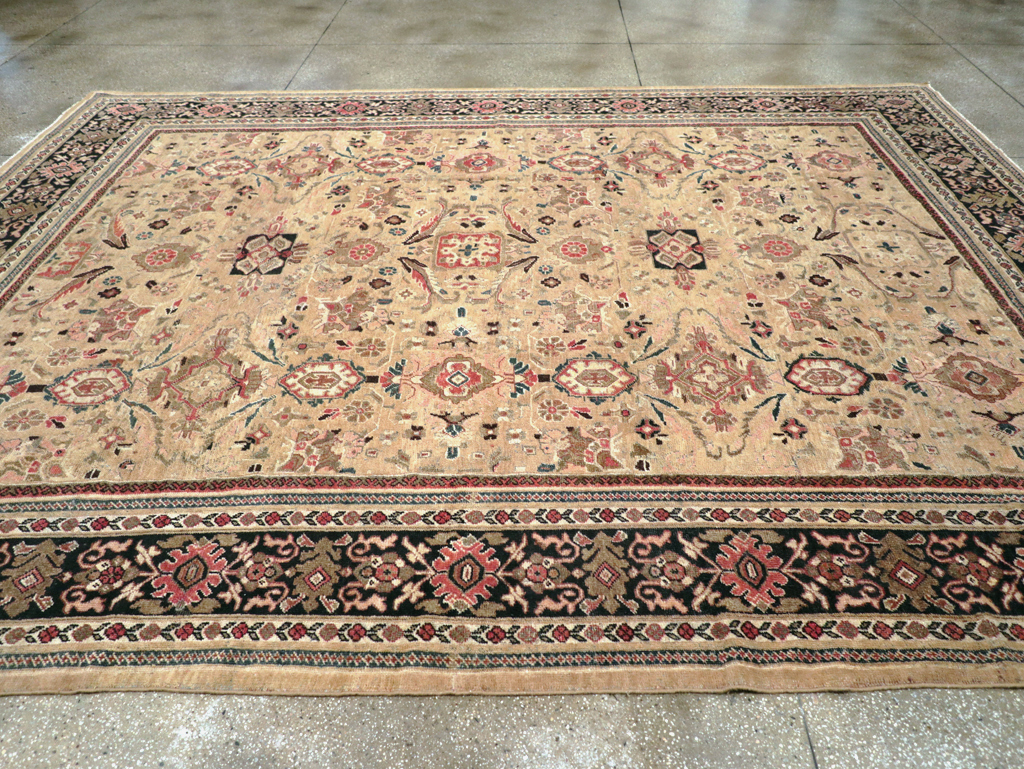 Antique Persian Mahal Room Size Carpet, No.25058 - Galerie Shabab