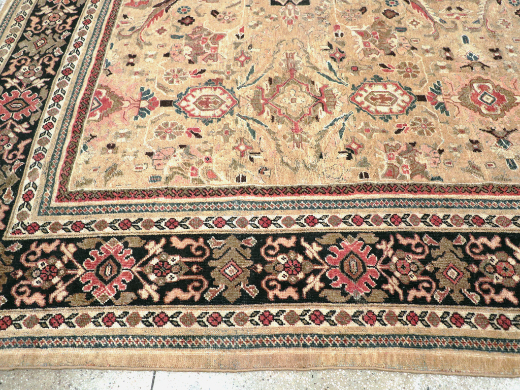 Antique Persian Mahal Room Size Carpet, No.25058 - Galerie Shabab