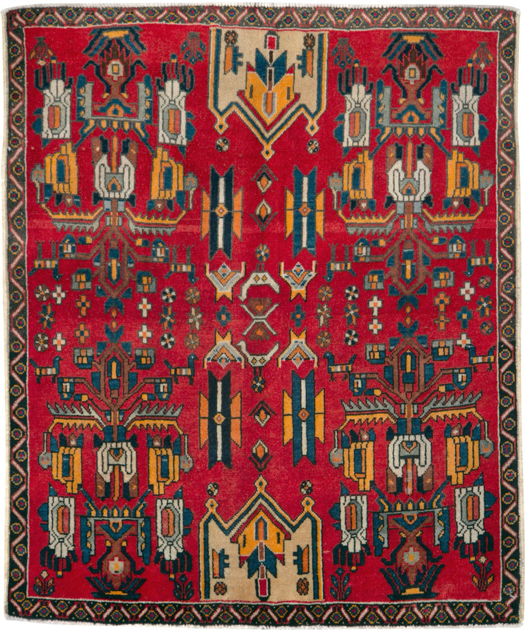 Vintage Persian Tabriz Carpet, No.25162 - Galerie Shabab