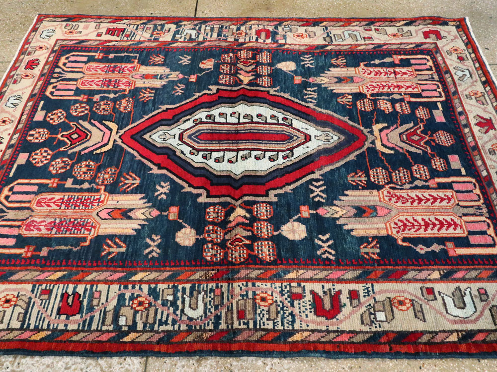 Vintage Persian Malayer Rug, No.25198 - Galerie Shabab