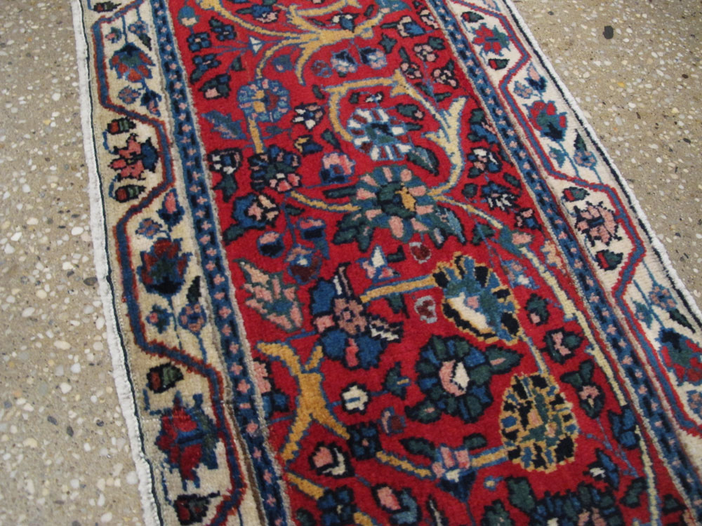 Antique Persian Tabriz Runner, No.25258 - Galerie Shabab