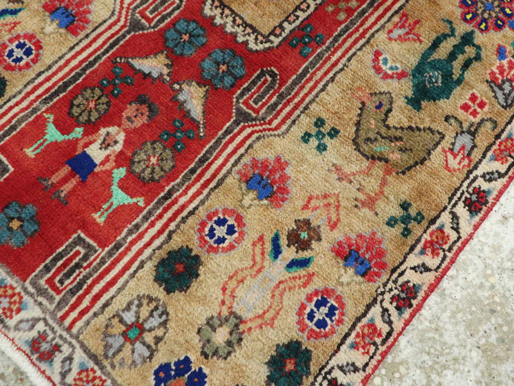 Vintage Persian Tabriz Runner, No.25348 - Galerie Shabab