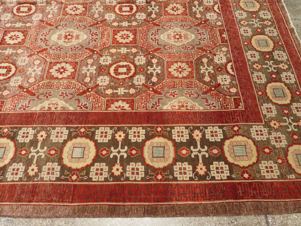 Modern Khotan Carpet, No.25452 - Galerie Shabab