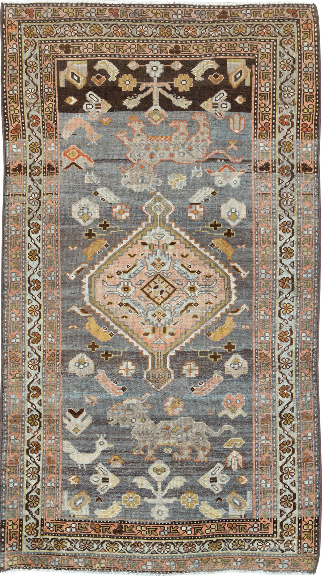Vintage Persian Malayer Rug, No.25522 - Galerie Shabab