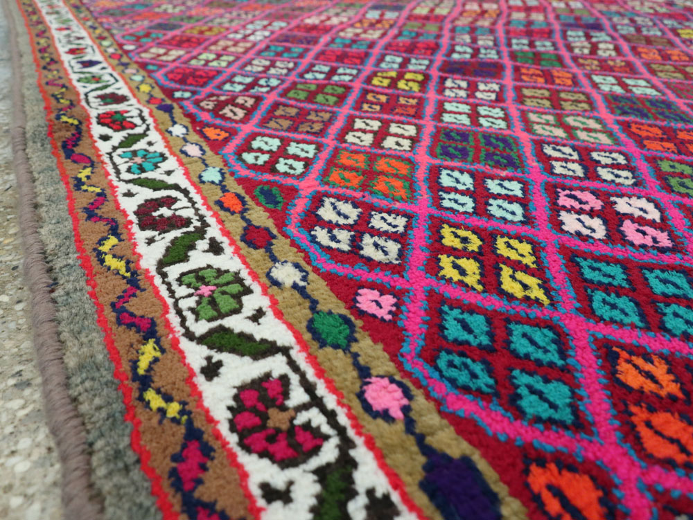 Vintage Persian Hamadan Runner, No.25528 - Galerie Shabab