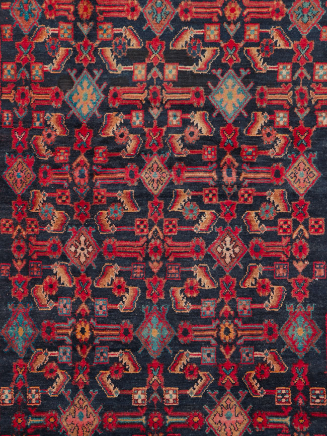 Vintage Persian Malayer Gallery Rug, No.25683 - Galerie Shabab