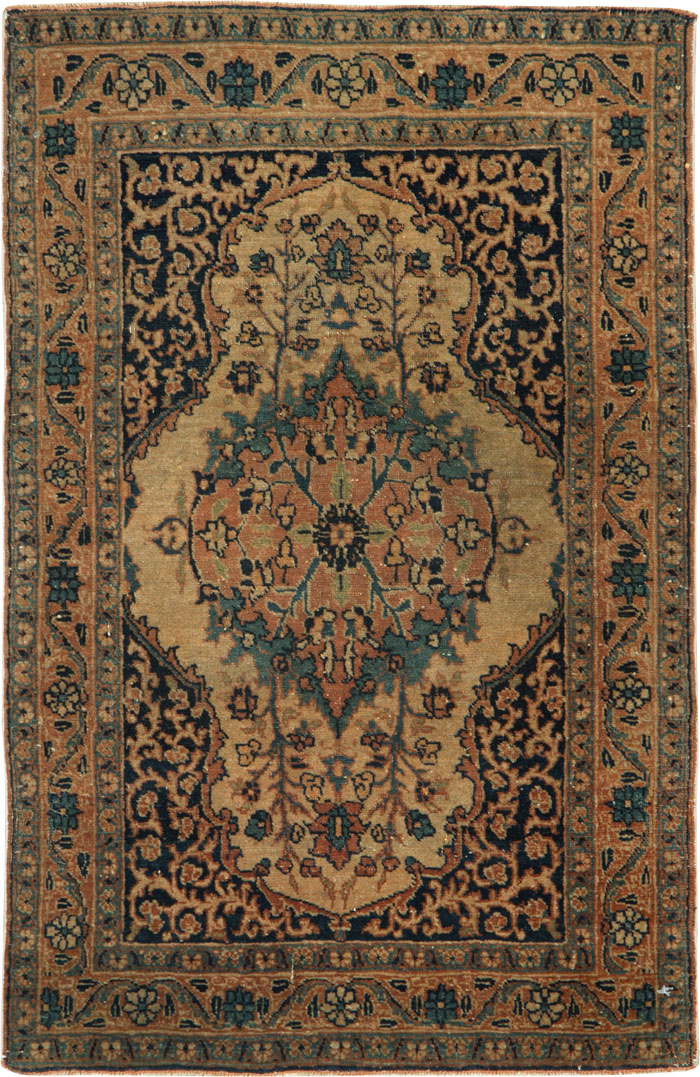 Antique Tabriz Hagi Jalili Rug, No.25684 - Galerie Shabab