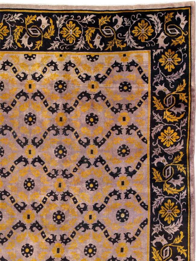 Vintage Chinese Art Deco Carpet, No.25716 - Galerie Shabab