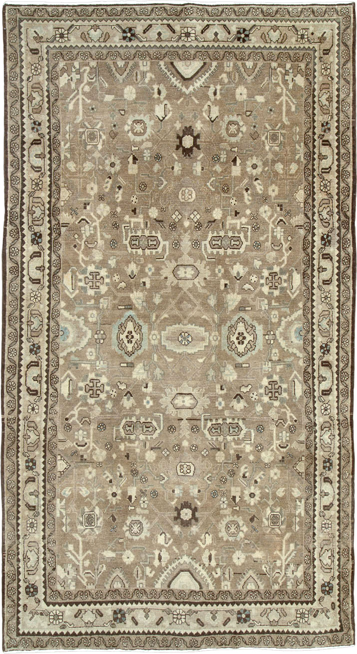 Vintage Persian Malayer Gallery Carpet, No.25737 - Galerie Shabab