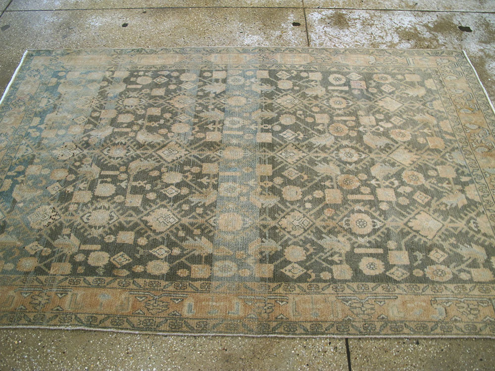 Vintage Persian Malayer Rug, No.25798 - Galerie Shabab