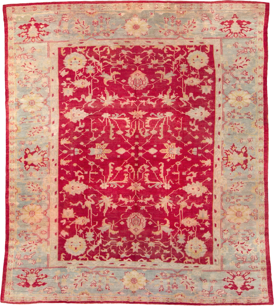 Antique Turkish Oushak Carpet, No.25853 - Galerie Shabab