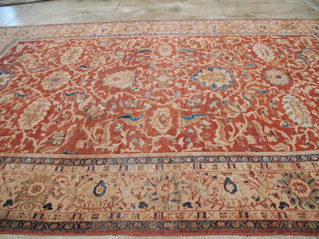 Antique Persian Mahal Large Carpet, No.25893 - Galerie Shabab