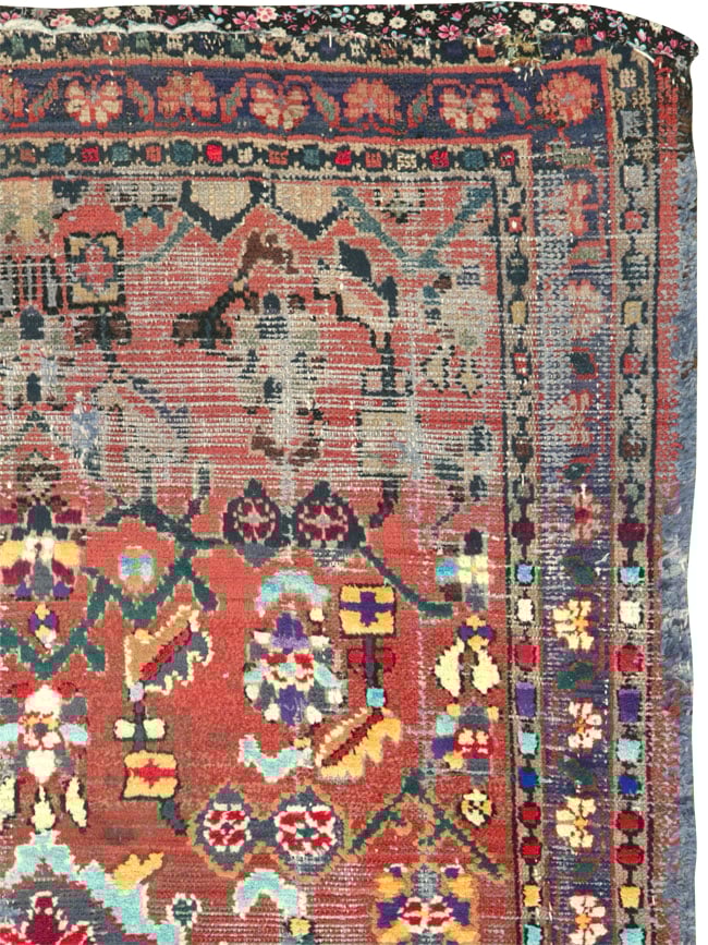 Vintage Persian Hamadan Rug, No.25913 - Galerie Shabab