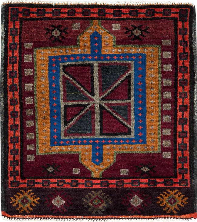 Vintage Persian Hamadan Rug, No.25931 - Galerie Shabab