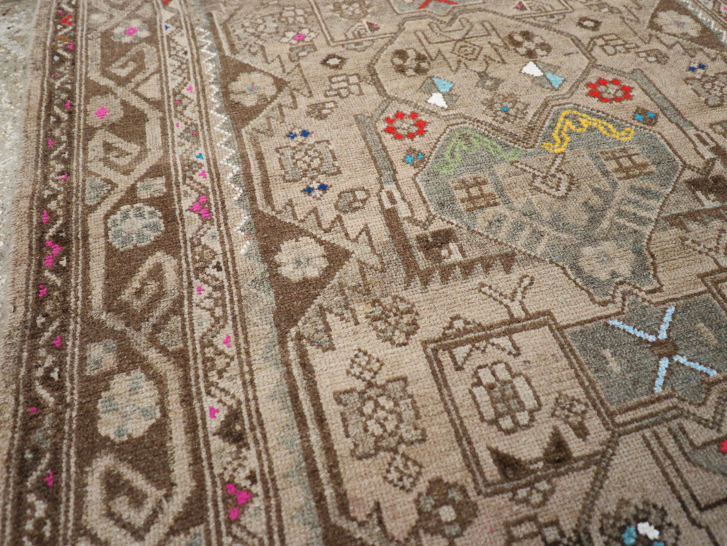 Vintage Persian Hamadan Rug, No.25935 - Galerie Shabab