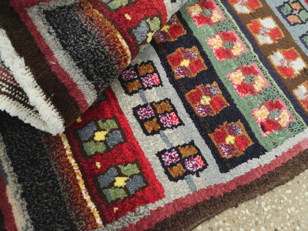 Vintage Persian Mahal Rug, No.25941 - Galerie Shabab