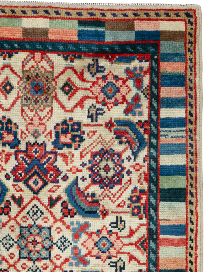 Vintage Persian Hamadan Rug, No.25947 - Galerie Shabab