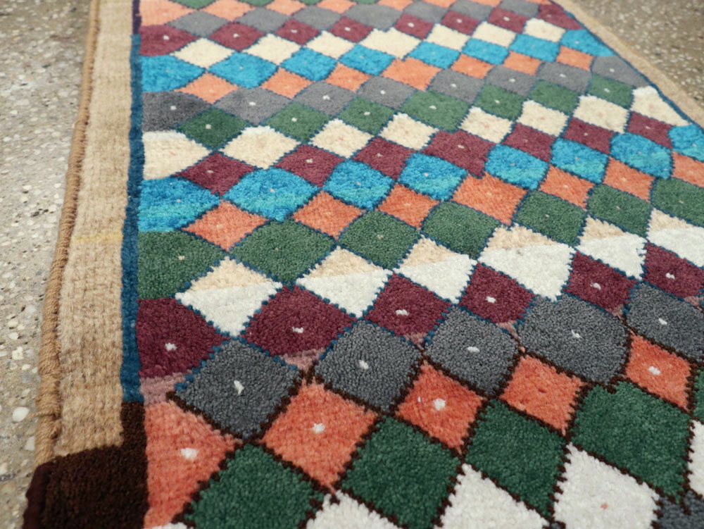 Vintage Persian Mahal Runner, No.25976 - Galerie Shabab