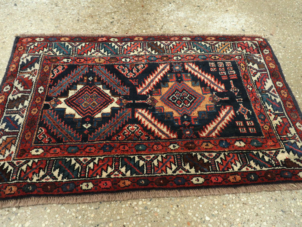 Antique Persian Veramin Rug, No.26035 - Galerie Shabab
