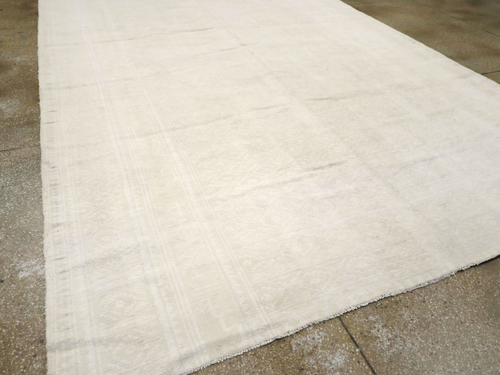 Vintage Persian Cotton Flatweave Kilim Long and Narrow Carpet, No.26041 - Galerie Shabab