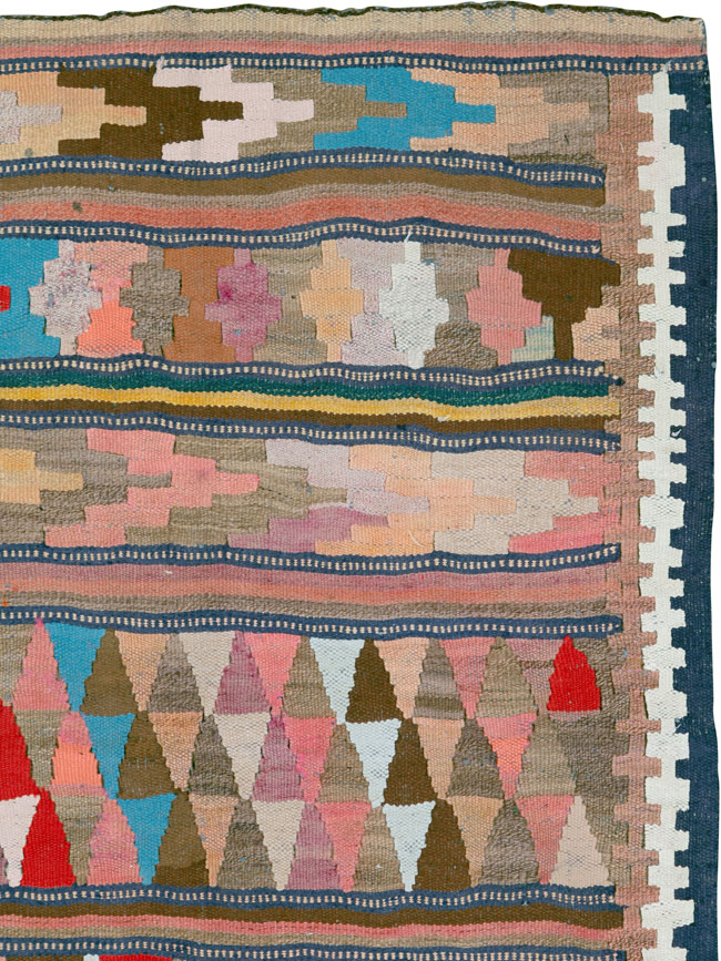 Vintage Persian Flatweave, No.26101 - Galerie Shabab